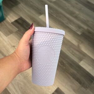 Lilac purple studded Starbucks grande tumbler NWT